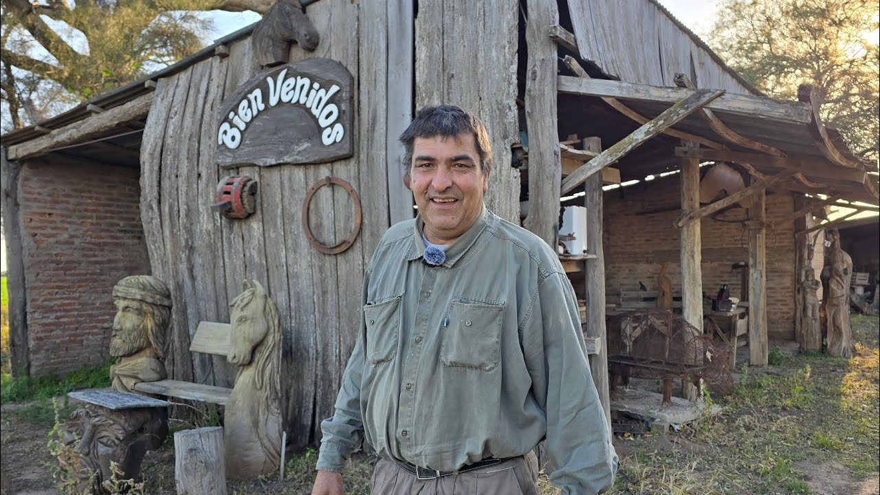 El ESCULTOR del MONTE CHAQUEÑO: Un legado tallado en el corazón del Chaco