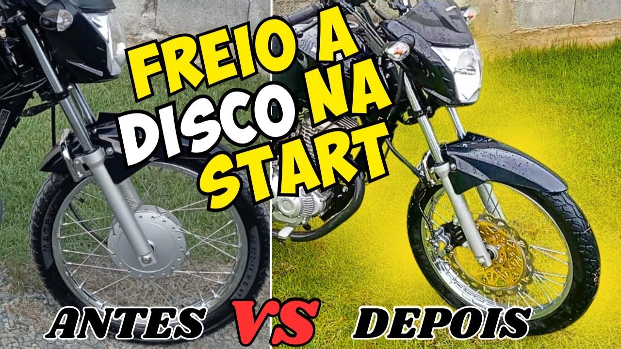 INSTALAÇÃO  FREIO A DISCO NA START 160 2024