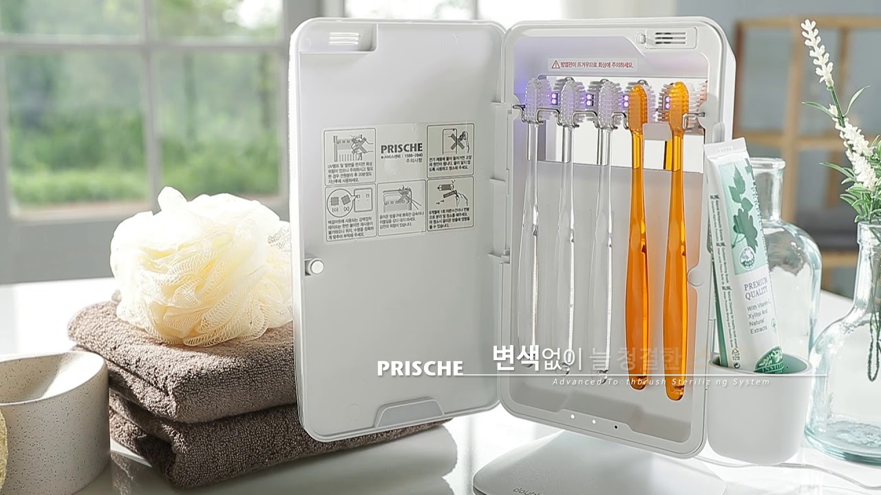 프리쉐 칫솔살균기 더블케어 아트 PA-TS3000