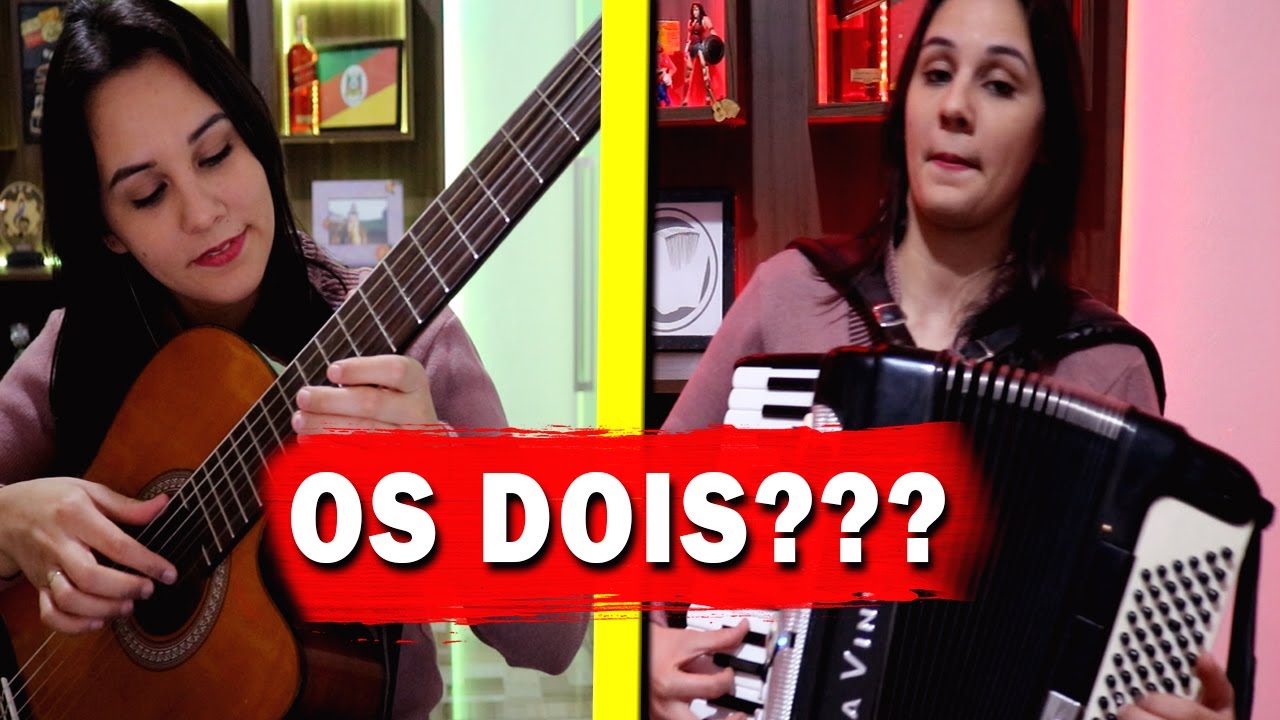 Toquei VIOLÃO e GAITA ao MESMO TEMPO!