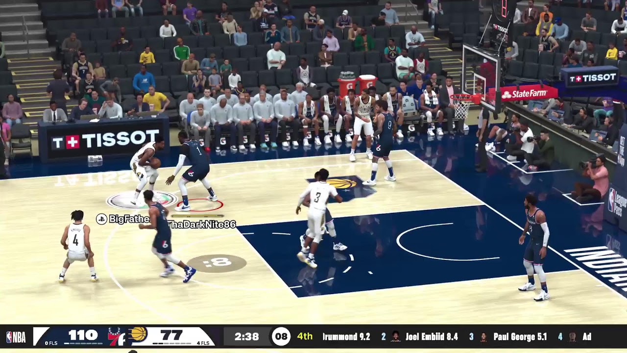 NBA2K26 League Pass 2025 Season 76ers @ Pacers. #TipOffWeek
