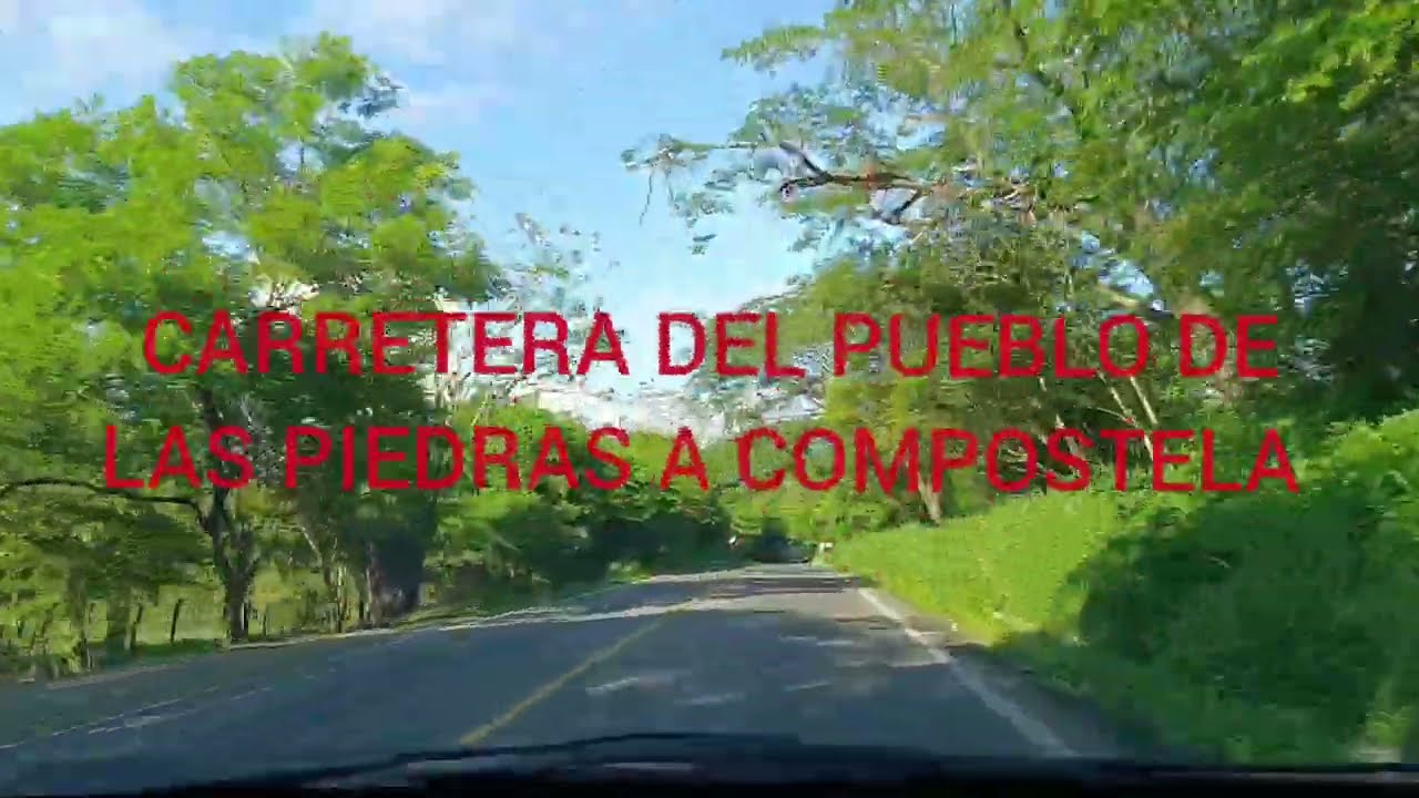 CARRETERA DEL PUEBLO DE LAS PIEDRAS HACIA COMPOSTELA NAYARIT MÉXICO 01-08-24