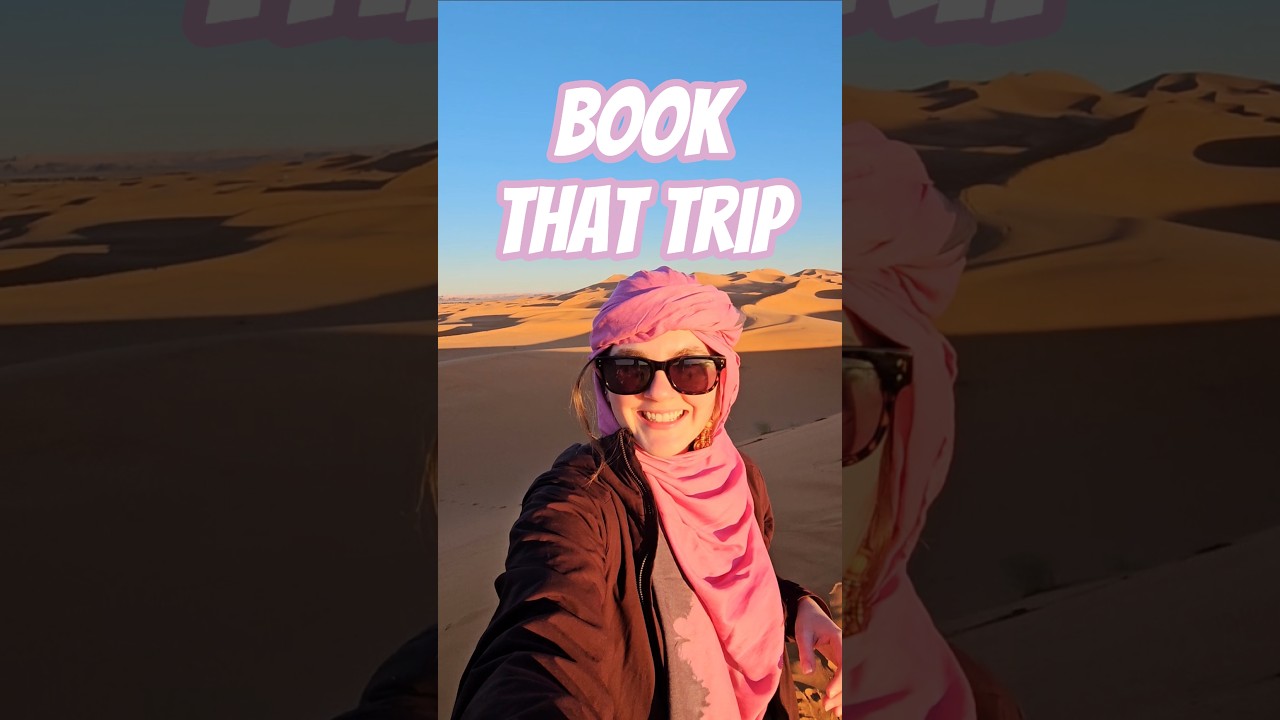 Just book that trip 🌸🌍 