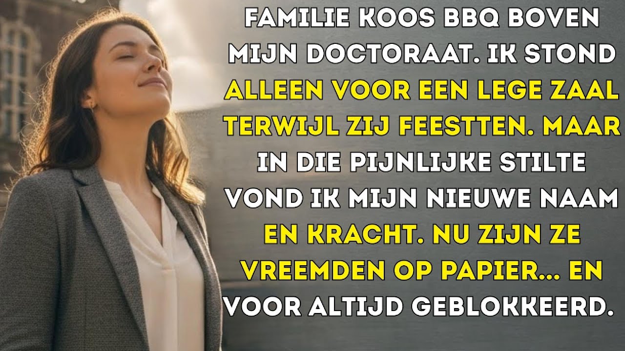 Familie kiest BBQ boven mijn Promotie, ik veranderde mijn naam en verdween! |waargebeurd