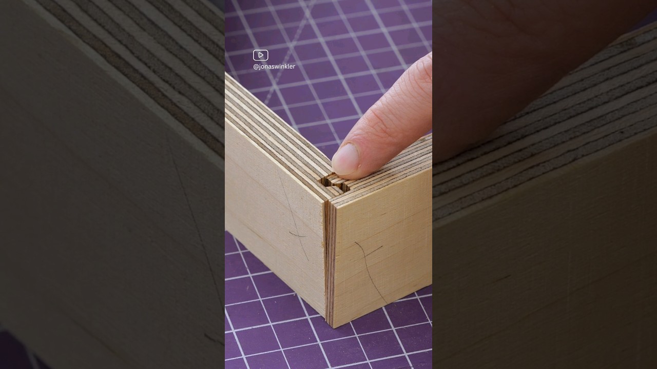 So baust du perfekte SCHUBLADEN - in SEKUNDEN! 😮🤩 | Jonas Winkler #shorts #tipps #holz #werkstatt