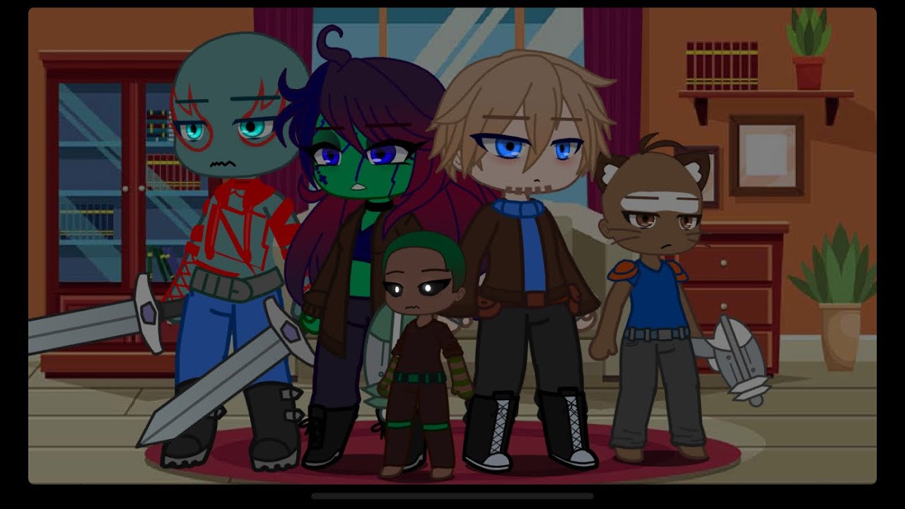 Guardians of the Galaxy meet the Afton Family//Remake//Sophia Playz