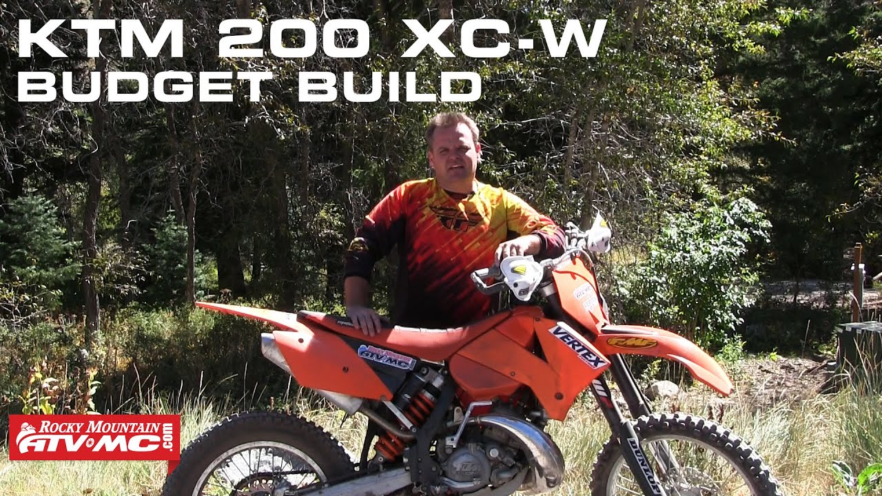 KTM 200 XC-W Budget Dirt Bike Build