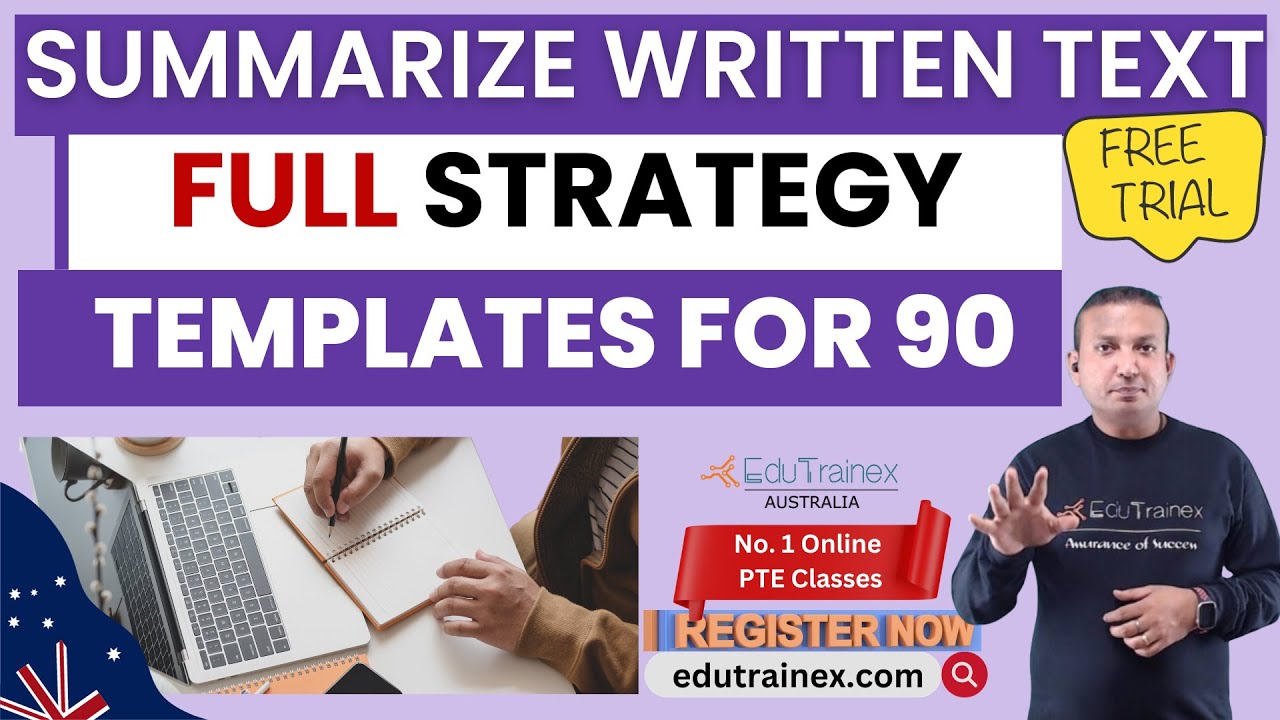 PTE Summarize Written Text | Templates & Tips | 90 Score Guarantee | Edutrainex