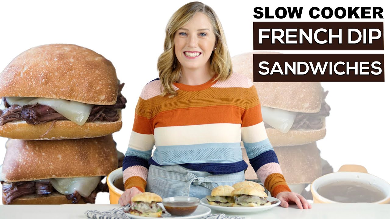 How to Make Slow Cooker French Dip Sandwiches
