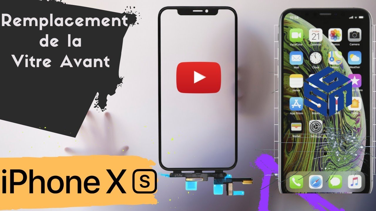 Remplacement Vitre Avant d'un iPhone Xs Tactile Bug Ne Fonctionne Plus