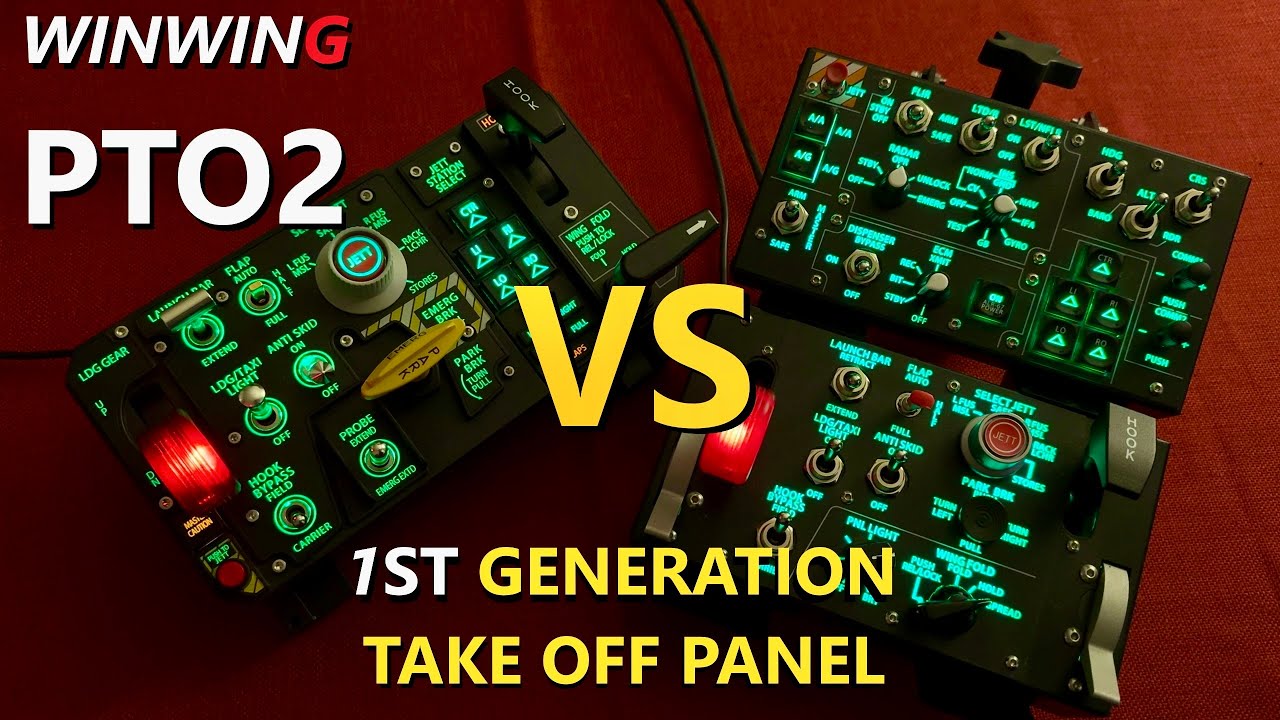 WINWING PTO2 VS 1ST GENERATION TAKEOFF PANEL [A Side By Side Comparison] LIKES & DISLIKES