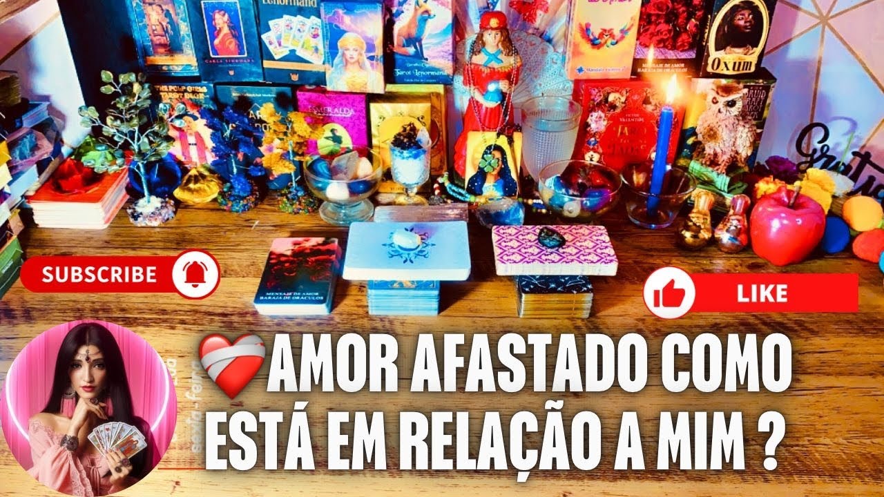 ❤️‍🩹AMOR AFASTADO , COMO ELE(A) ESTÁ EM RELAÇÃO A MIM TAROT 🔮 ⁉️+ MENSAGEM💌 QUE ELE(A) NÃO TE DISSE🔥