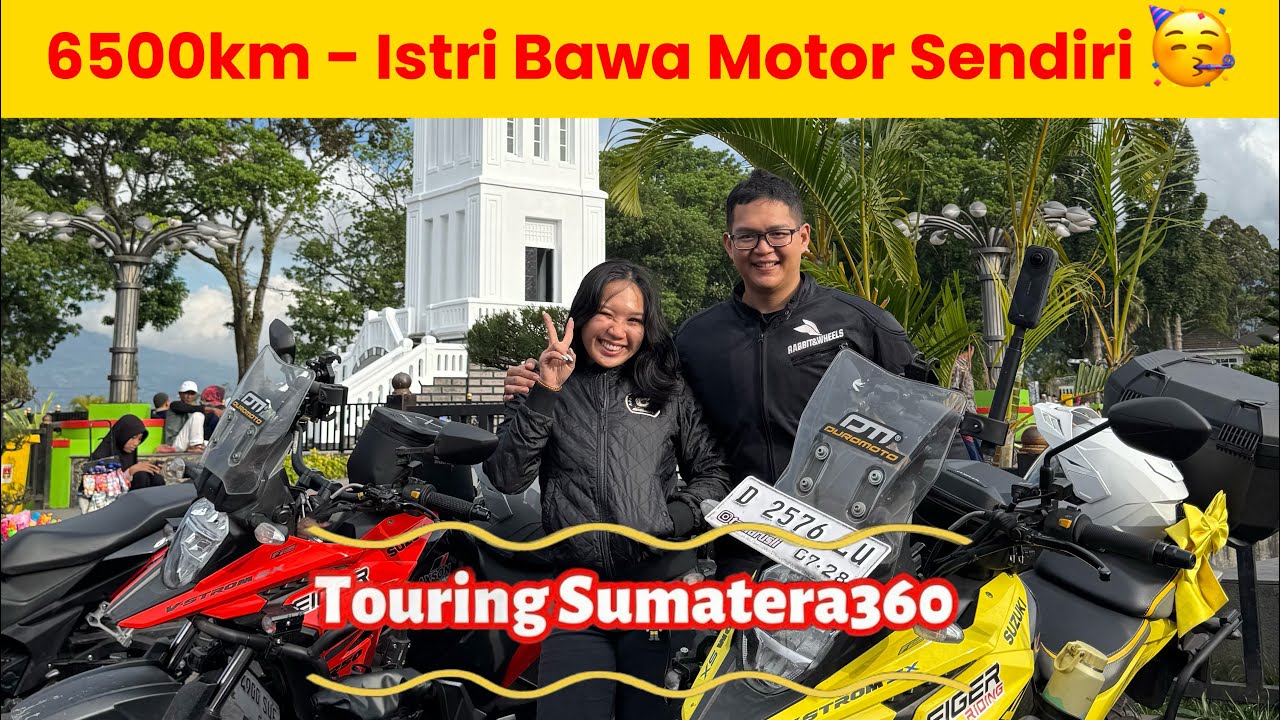 Touring Sumatera360 PISAH MOTOR SAMA SUAMI 🥳 EPS 4: Padang Bukittinggi