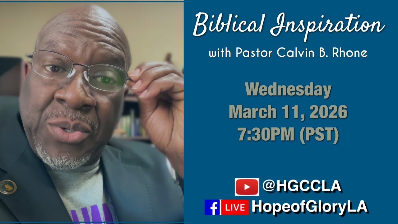 #HGCCLA Biblical Inspiration 03/11/2026