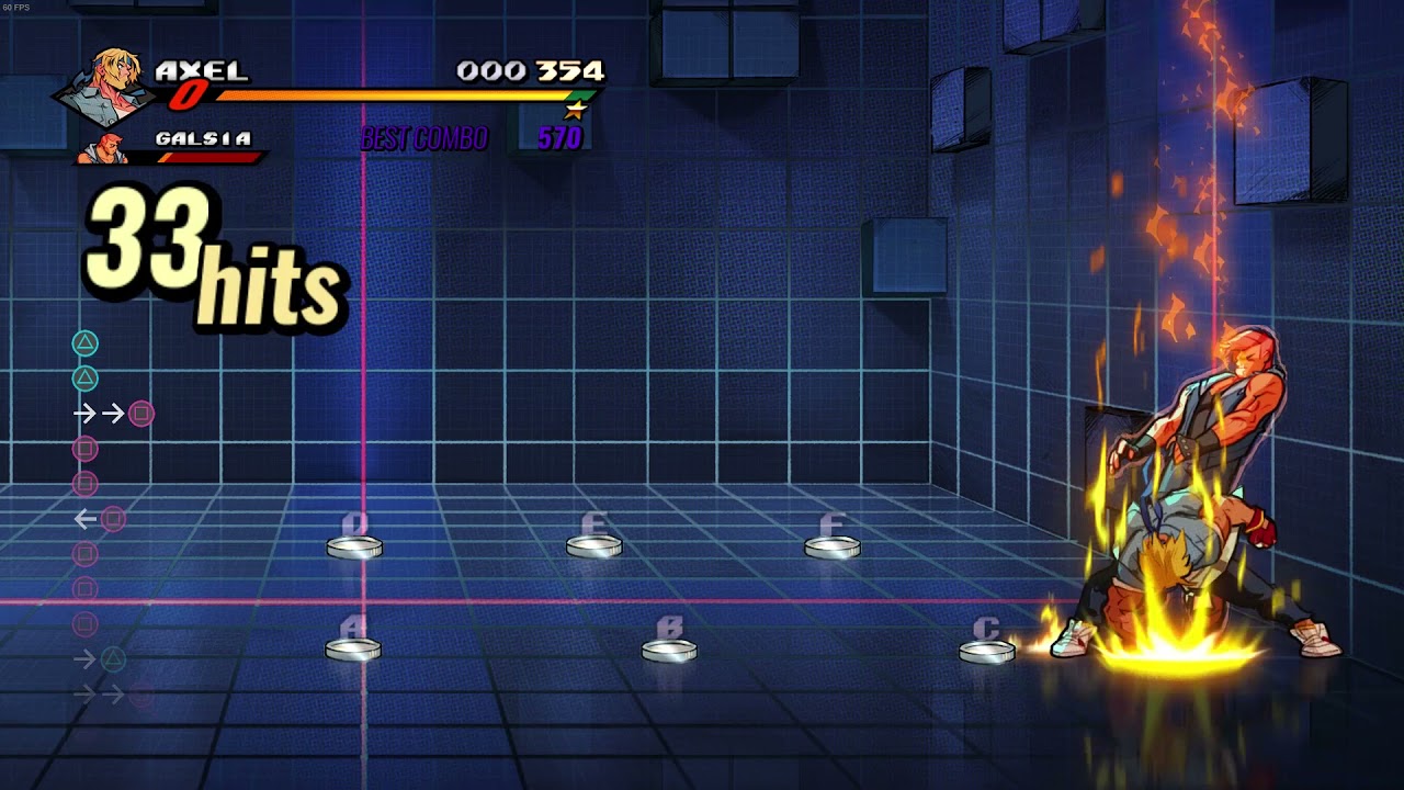 Streets of Rage 4: SOR4 Axel ALT Combo
