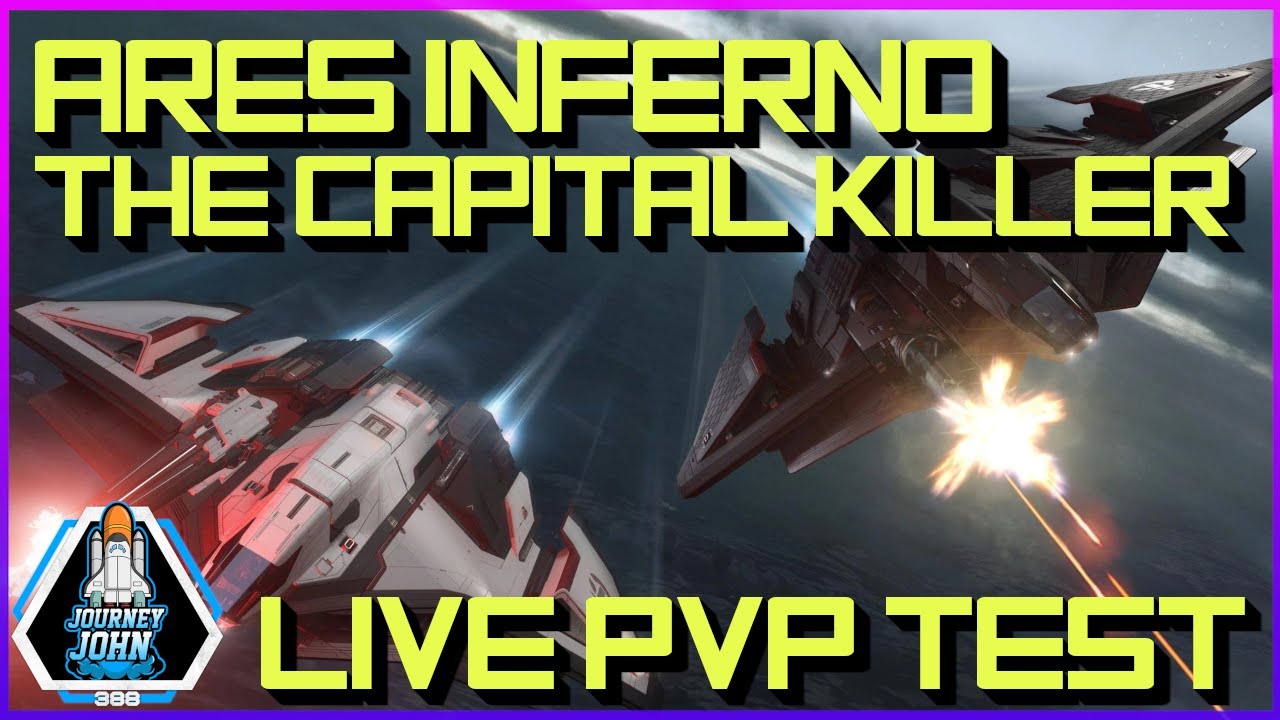 Star Citizen 4.5 - Тестирование мета-набора снаряжения Ares Inferno в PvP с инженерным оборудован...