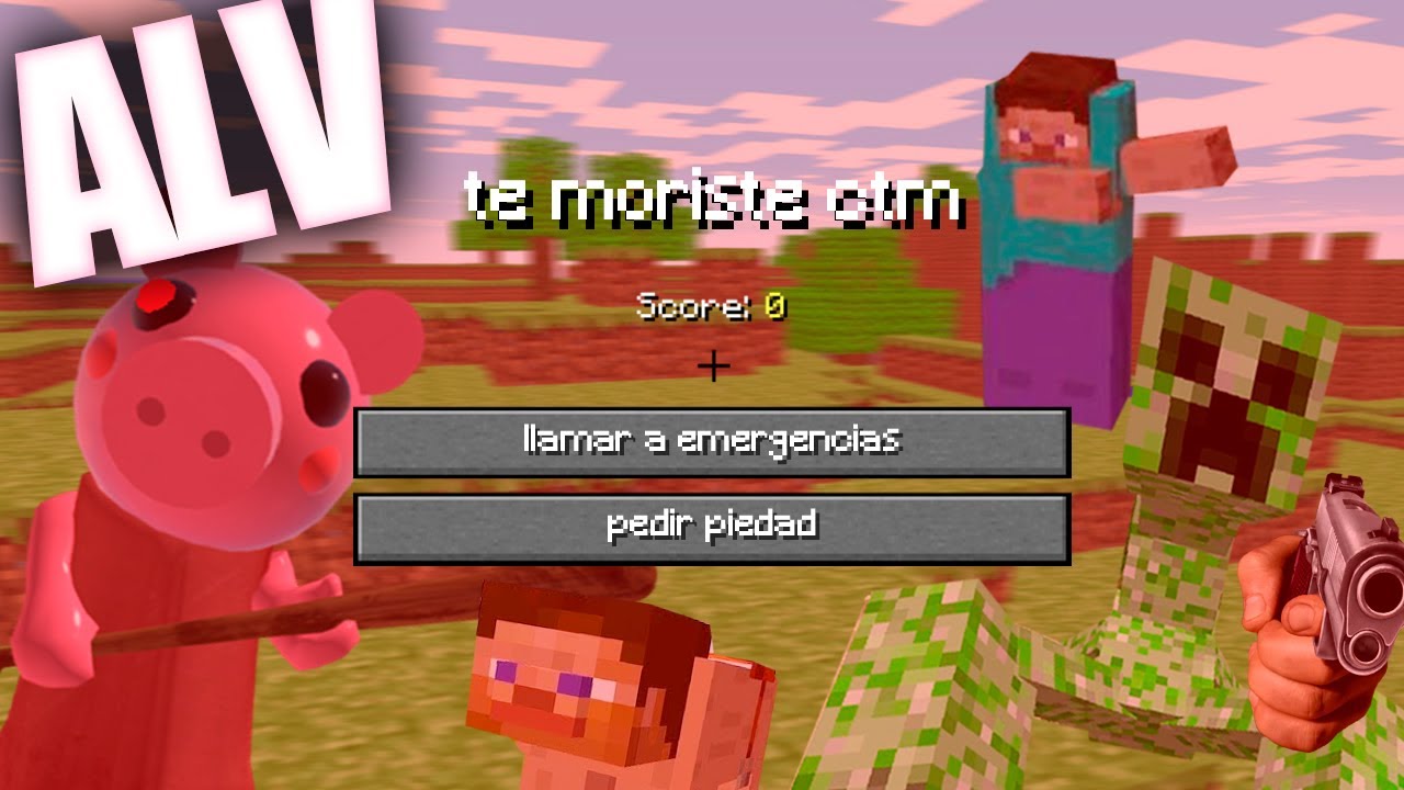 MINECRAFT jamás había sido tan VIOLENTO 😭