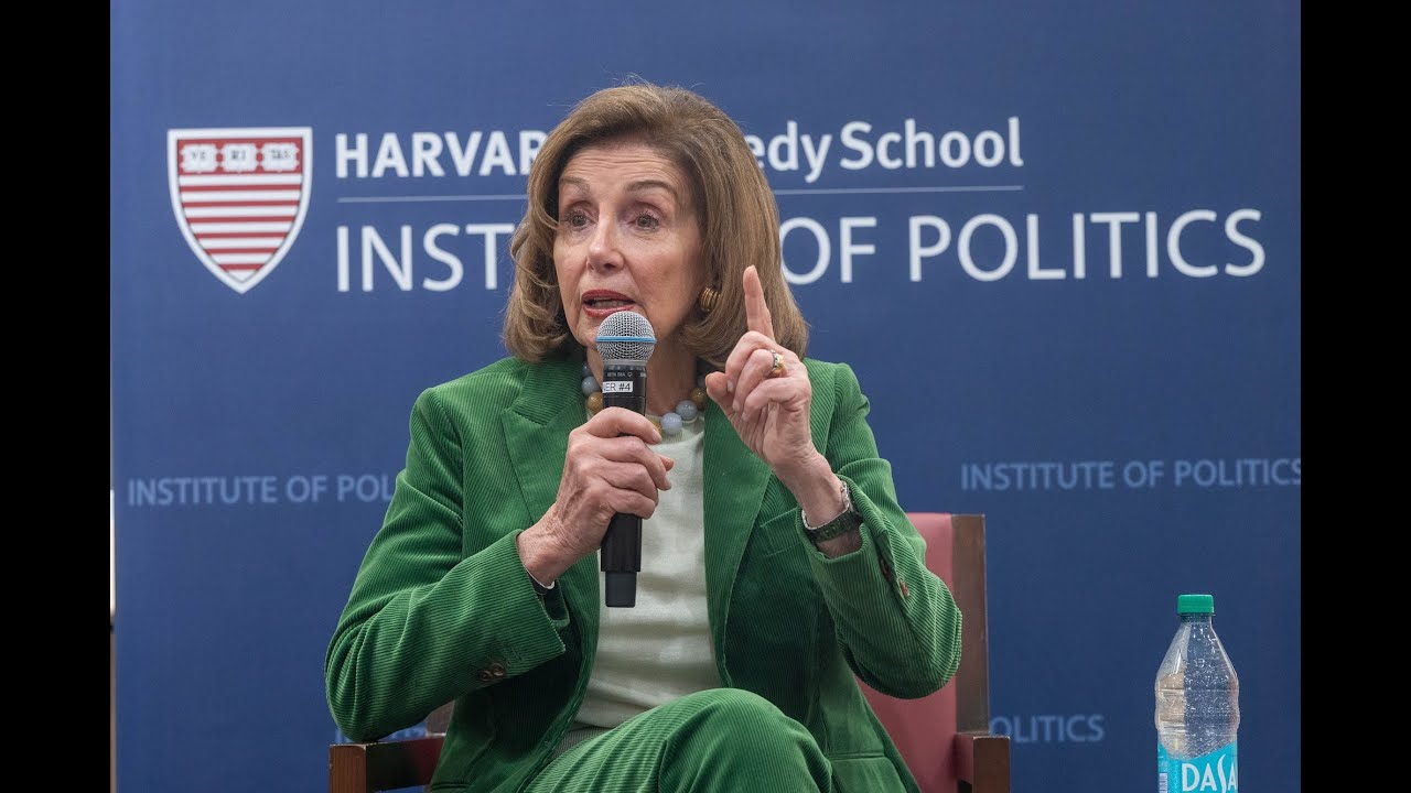 Nancy Pelosi in Discussion with Alison King
