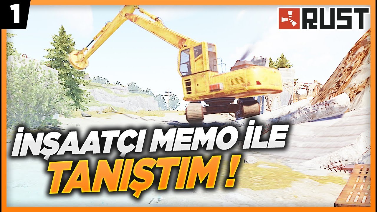 YENİ SEZON BAŞLADI ! İNŞAATÇI MEMOYLA TANIŞTIM (RUST TÜRKÇE)