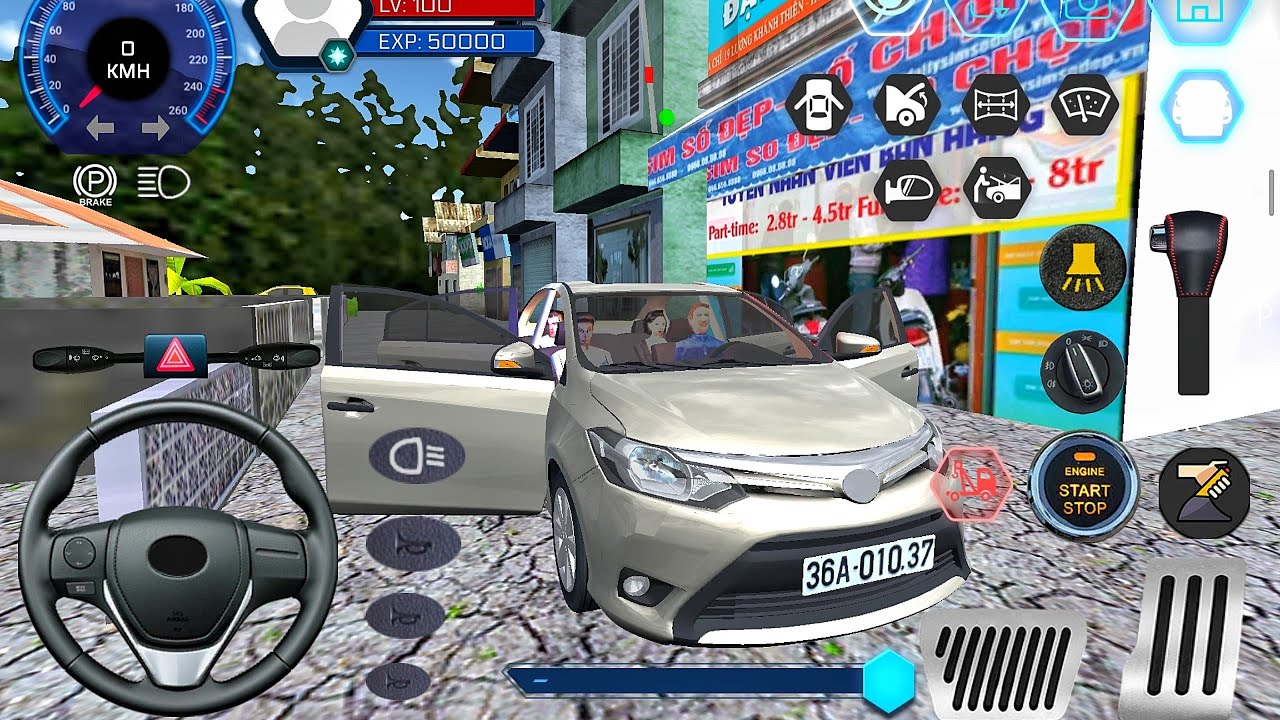 New Car Driving 3D Toyota Vios 2026 - Car Simulator Vietnam - Car Game Android Gameplay