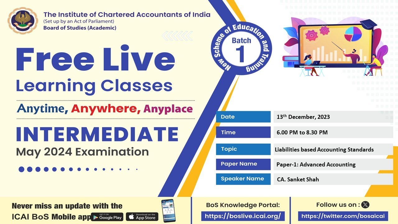 Intermediate Paper 1:AA | Topic: Liabilities based Accounting Standards | Session 2 | 13 Dec, 2023