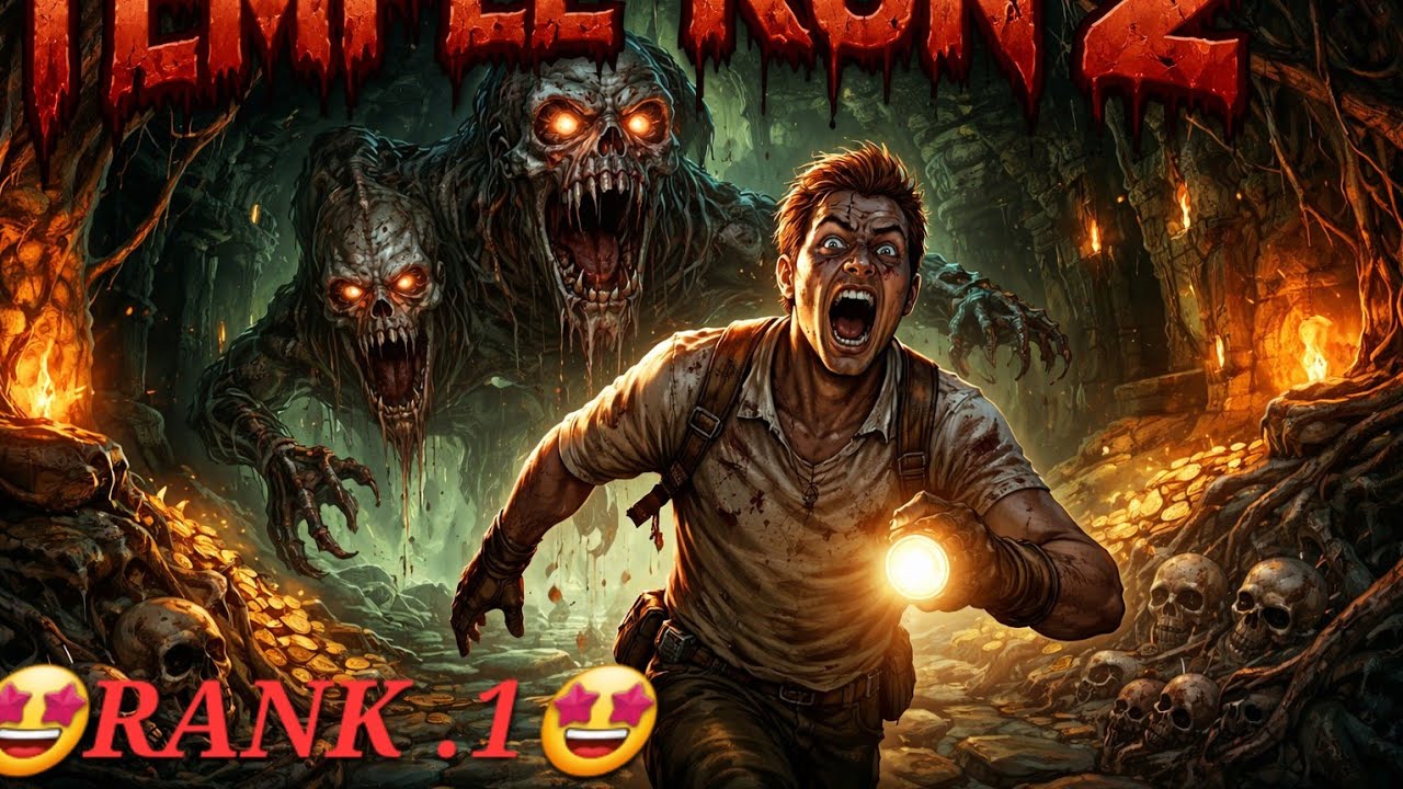 🔴Temple run 2 live Gameplay #Shortfeed #gaming #verticallive