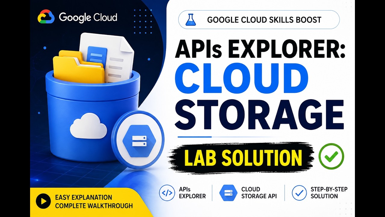 APIs Explorer: Cloud Storage #GSP421 #APIs Explorer: Cloud Storage #googlecloud #arcade