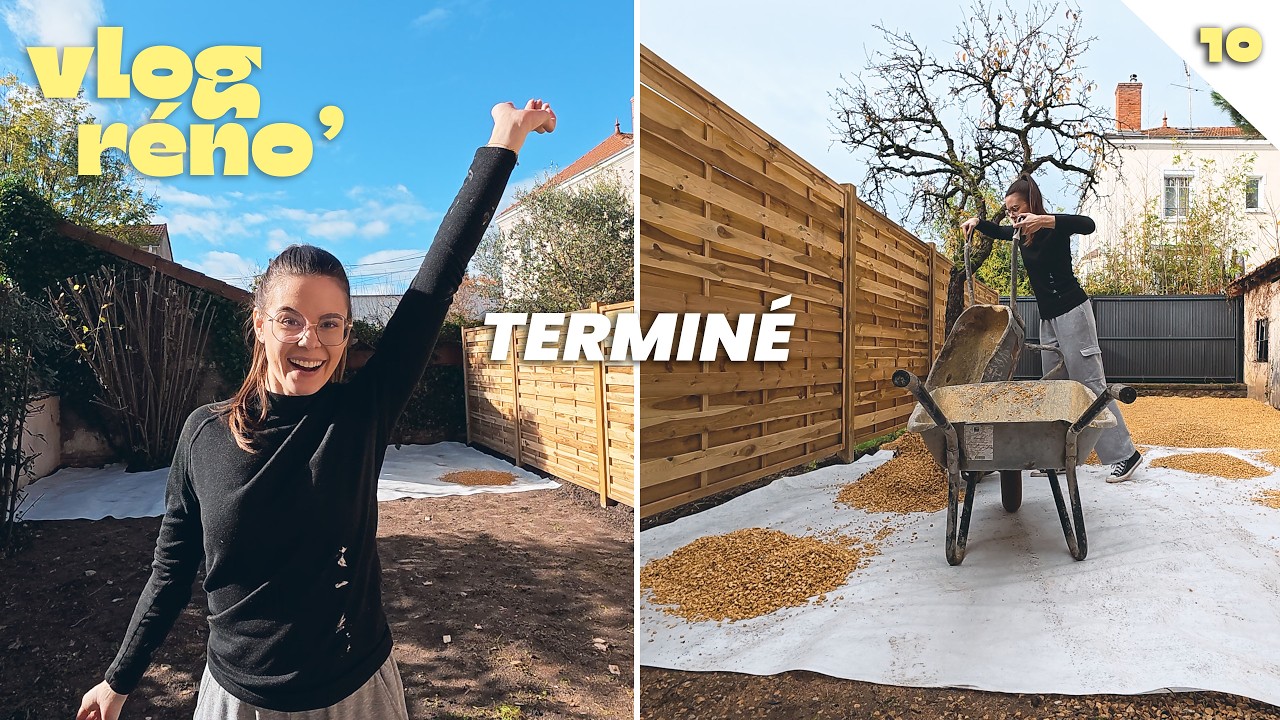 VLOG RÉNO 10・Extérieur terminé et derniers achats ! 😱