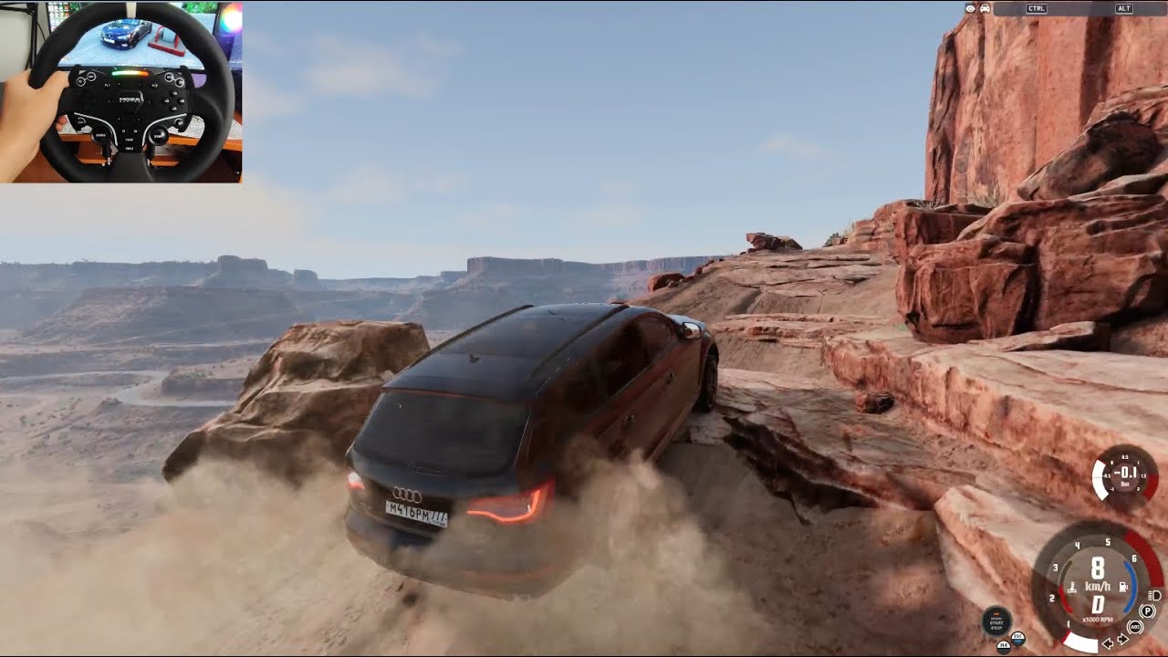 Audi Q7 V12 | BeamNG Drive | MOZA R5