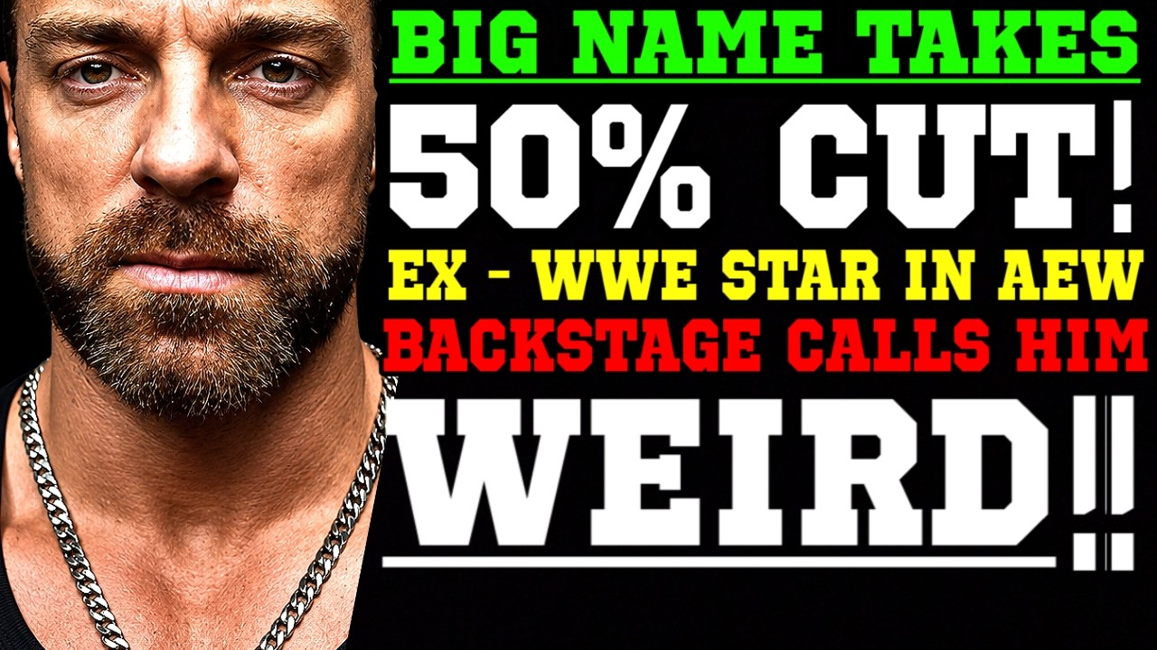 WWE News! Big Name Takes 50% Cut To Stay In WWE! Weird Guy In AEW Locker Room! WWE Star Joining AEW