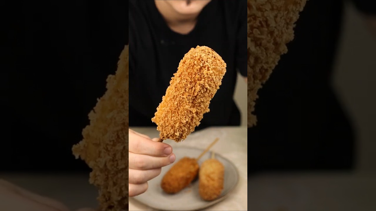 HOT DOG COREANO (CORN DOG): A RECEITA MAIS F&Aacute;CIL E CROCANTE! 🌭