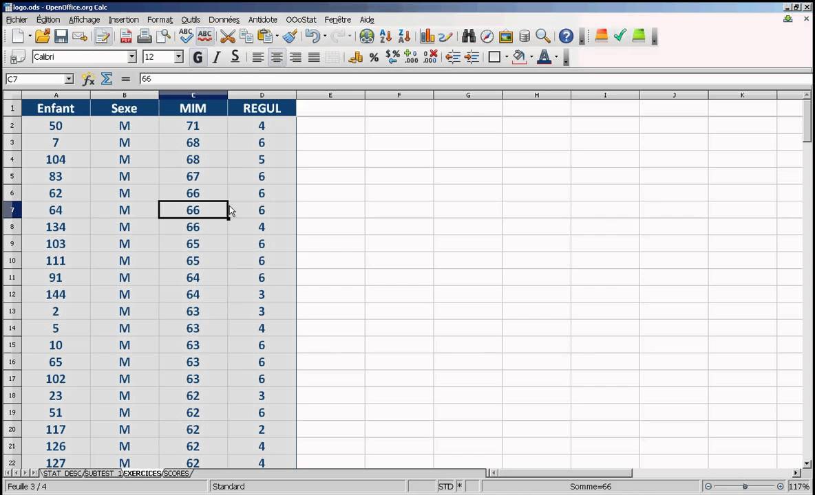 TUTO OPENOFFICE CALC : Trier et filtrer un tableau