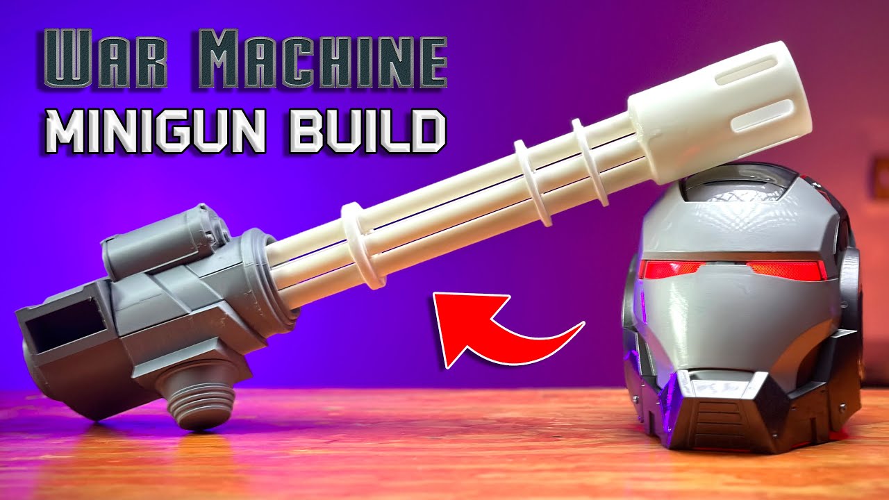 Building an Insane 3D Printed War Machine Minigun