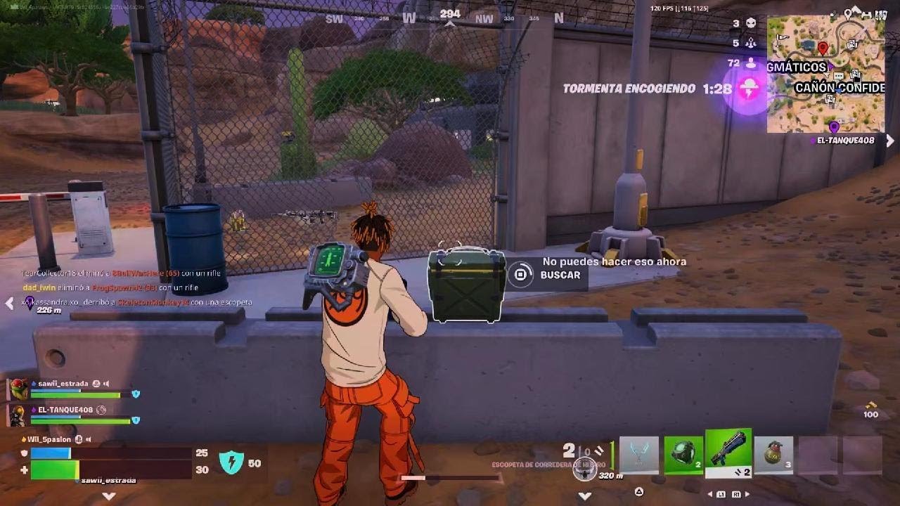 Fortnite victoria con seguidor