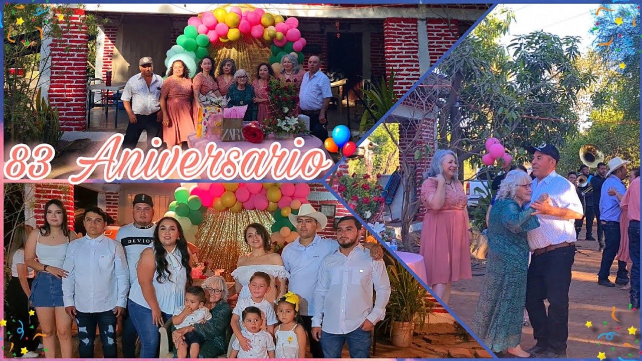 Cumpleaños 83 de Gregoria Ruiz Serrano, en 