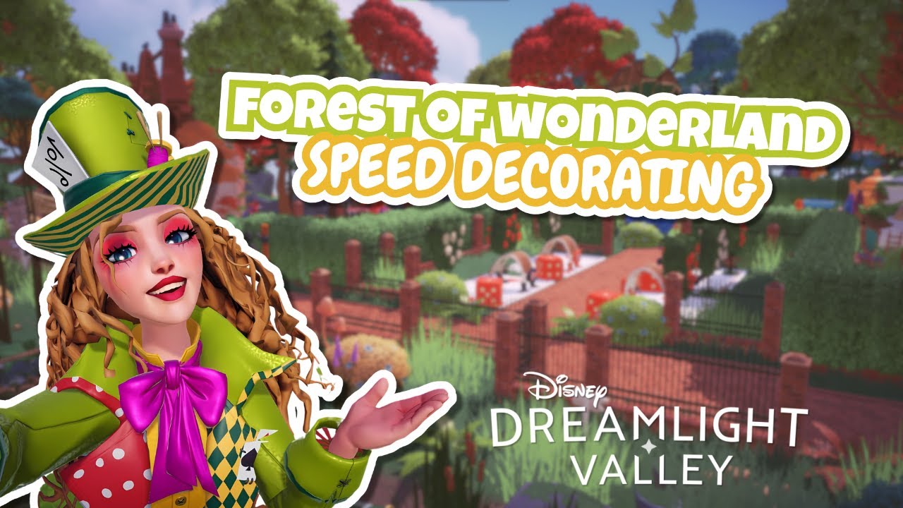 Transforming the Forest of Valor into a Whimsical Wonderland 🌳🎲 | Disney Dreamlight Valley Build