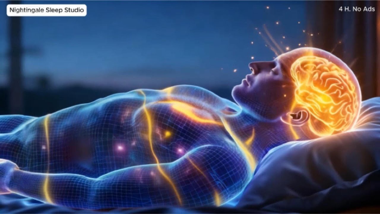 Deep Sleep Rain & Thunder 🌧️ Calm the Mind, Fall Asleep Fast (4 Hours, No Ads)