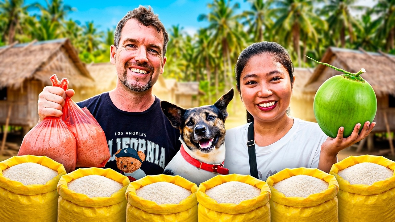 PROBLEM ON THE FARM HAS BEEN SOLVED | Sharing our joy and rice with our neighbors | ISLAND LIFE