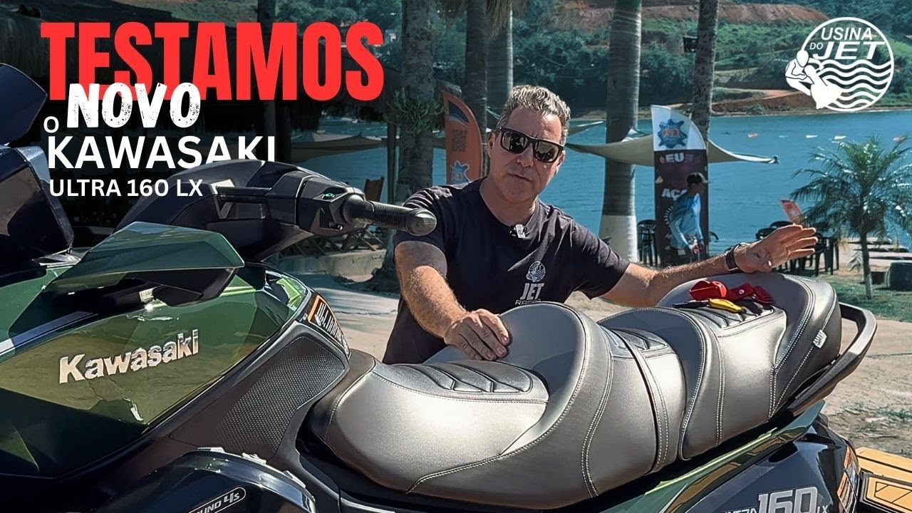 Testamos o novo Jet ski KAWASAKI Ultra 160 LX
