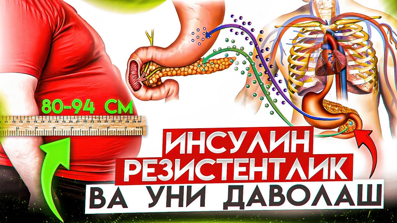 Insulin rezistentlik (insulin qarshiligi) va uni davolash | Doktor Gulbahor