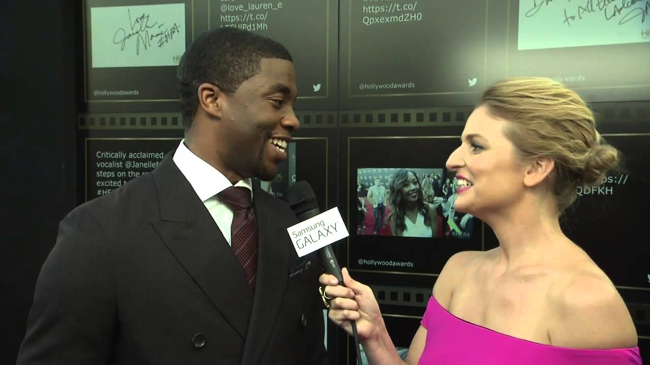 Chadwick Boseman Red Carpet Interview - Hollywood Film Awards 2014