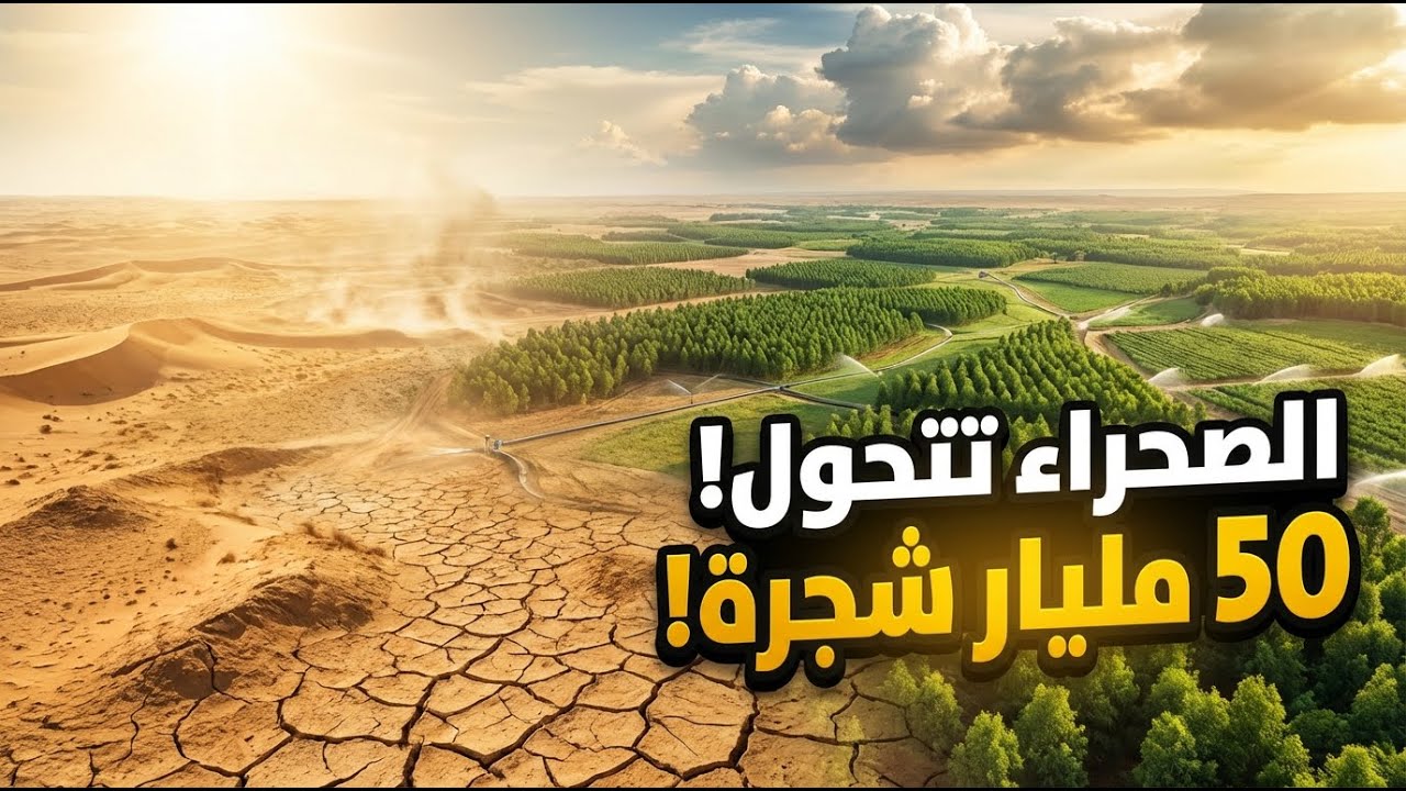 الصحراء ستختفي من الخريطة… مشروع سيغير الشرق الأوسط للأبد!