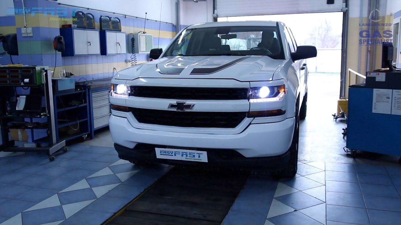 Montaż LPG - Chevrolet Silverado 5,3  (2017) - 355KM (261 kW)  Lovato Direct