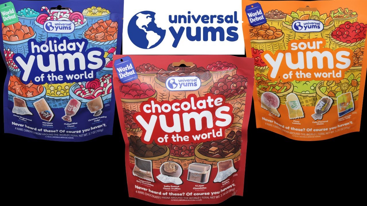 Обзор Universal Yums of The World: праздничные, шоколадные и кислые Yums