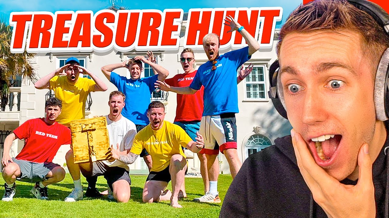 REACTING TO $10,000 YOUTUBER TREASURE HUNT IN A MANSION!