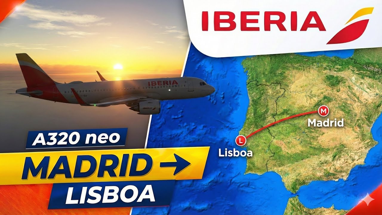 MADRID (LEMD) - LISBOA (LPPT) - A320NEO (A20N) - MSFS 2024 PS5