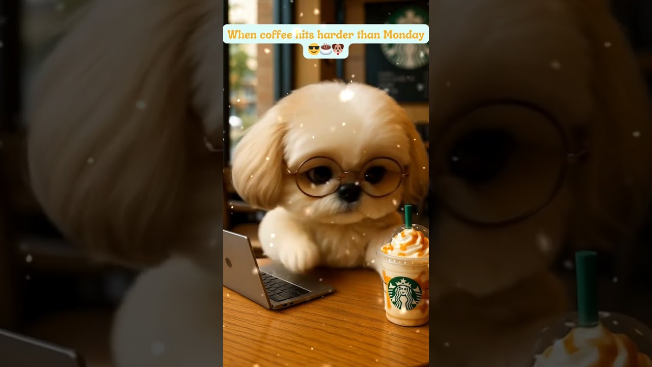 Dog Needs Starbucks Daily ☕🌟 