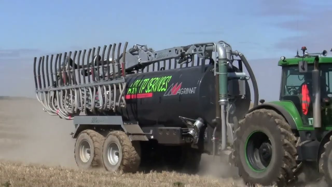 Tonne &agrave; lisier Agrimat 16.500L avec rampe Pendillard 12m