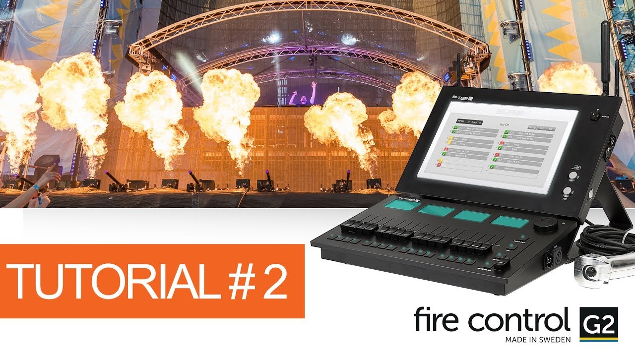 Programming Pyrotechnics on FireControl G2 Tutorial #2 - Creating Shows