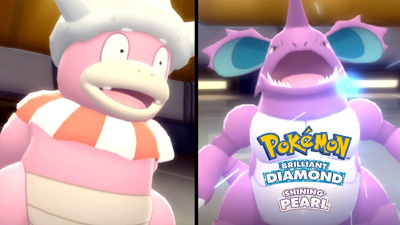 NIDOKING & SLOWKING, DOUBLE KING CORE! Pokemon Brilliant Diamond & Shining Pearl Wi-Fi Battle!
